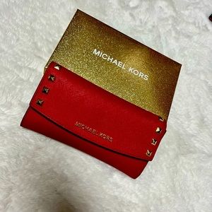 Michael Kors ‘Karla’ Wallet (coated canvas leather)